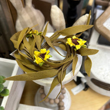 Load image into Gallery viewer, Yellow Daisy Small Candle Ring