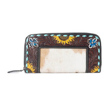 Load image into Gallery viewer, Boho Patchy Sunflower Wallet