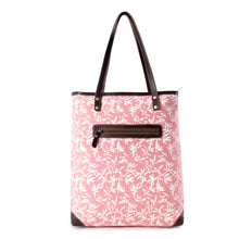 Load image into Gallery viewer, Rose Vine Vintage Tote Bag For Women in Pink