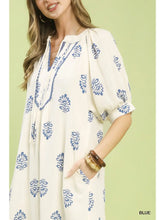 Load image into Gallery viewer, Printed Cotton Gauze Midi Dress