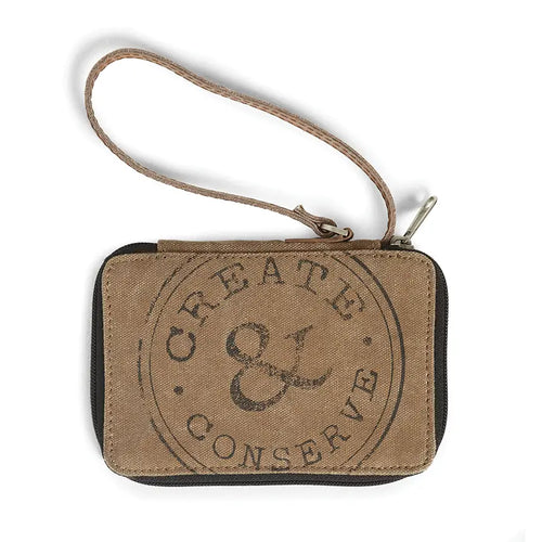 Create and Conserve Up-Cycled Canvas Women's Wallet