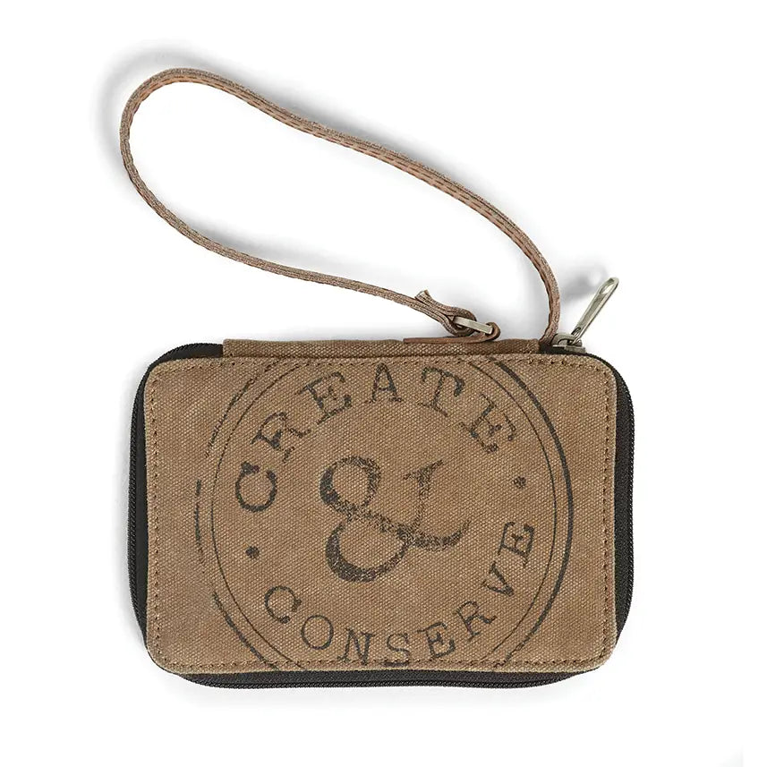 Create and Conserve Up-Cycled Canvas Women's Wallet