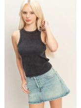 Load image into Gallery viewer, Acid Washed Ribbed Tank