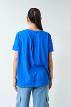 Load image into Gallery viewer, Shoreline Pima Cotton Slouchy Tee Deep Indigo