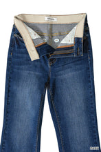 Load image into Gallery viewer, TUMMY CONTROL ELASTIC WAIST FLARE DENIM PANTS ZENANA