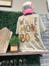 Load image into Gallery viewer, Wife Mom Boss Tee