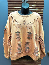 Load image into Gallery viewer, Terracotta Vintage Distressed Sweatshirt