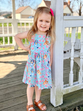 Load image into Gallery viewer, Lt Blue Character Dress with Open Back