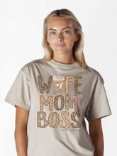 Load image into Gallery viewer, Wife Mom Boss Tee