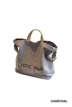 Load image into Gallery viewer, Canvas Shoulder Tote Bag