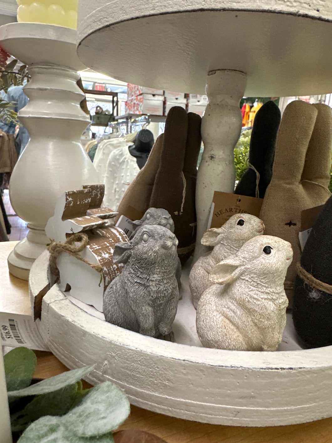 Gray Resin Bunny (small)