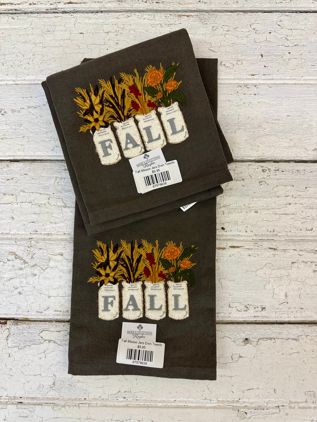 Fall Mason Jars Dish Towels