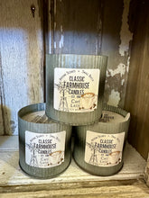 Load image into Gallery viewer, 12oz Fluted Tin Candle
