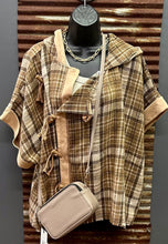 Load image into Gallery viewer, Washed Poncho Style Hoodie Jacket