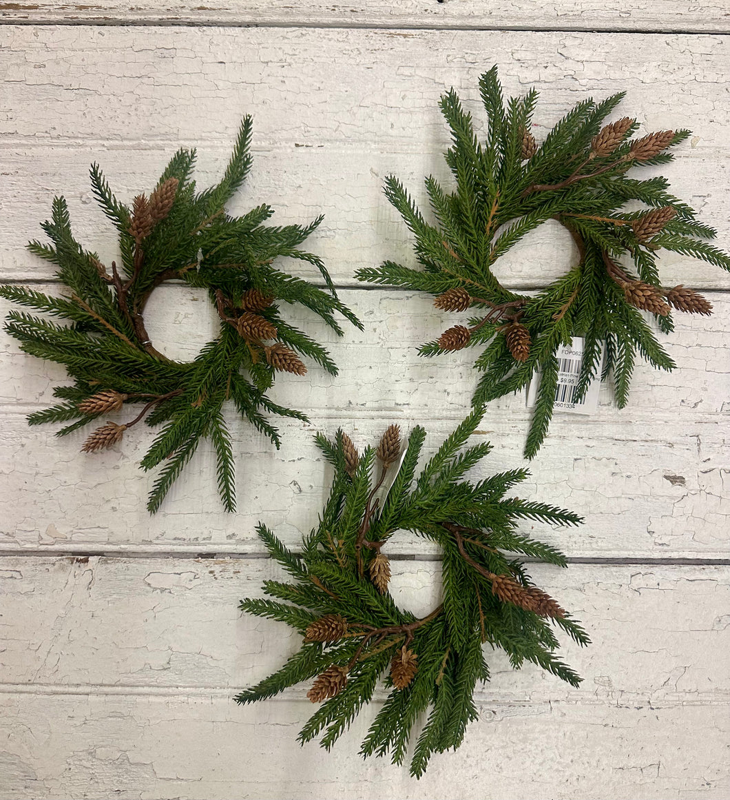 Soft Touch Austrian Pine Candle Ring