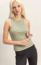 Load image into Gallery viewer, Acid Washed Ribbed Tank
