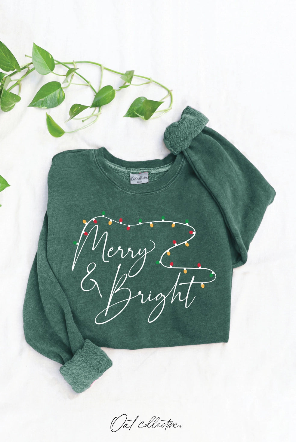 Merry and Bright Mineral Graphic Sweatshirt