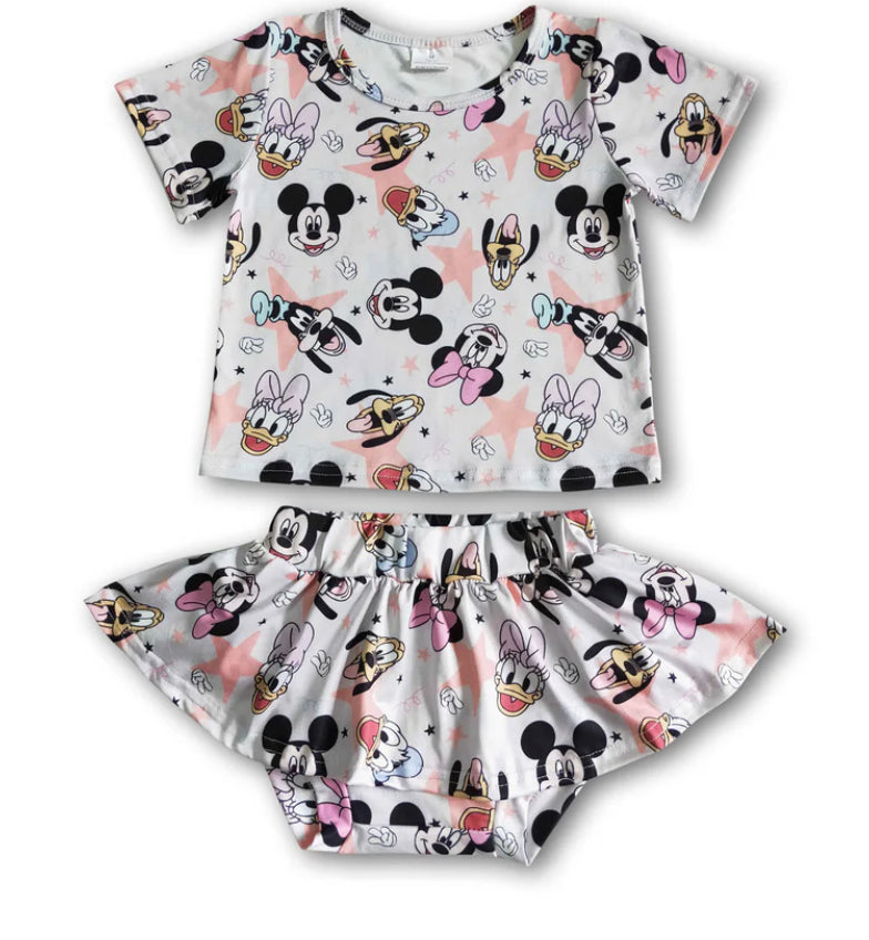 Character Bummie Skirt Set