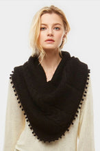 Load image into Gallery viewer, Pom Pom Tube Scarf
