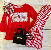 Load image into Gallery viewer, Santa Nice List Bell Set