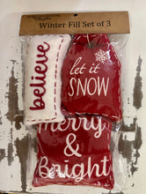 Load image into Gallery viewer, Winter Fill Set of 3- Christmas