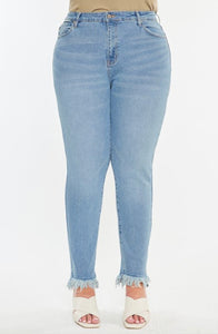 Kancan High Rise Light Wash Jeans PLUS