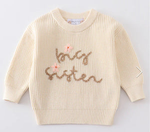 Big Sister Embroidered Sweater