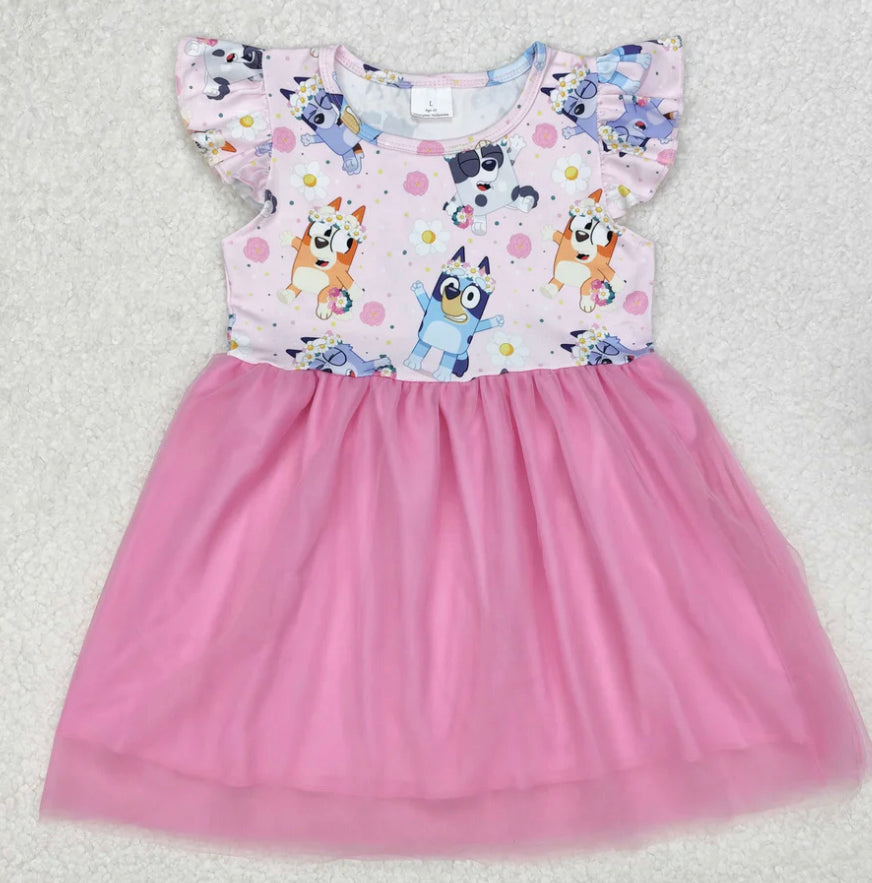 Pink Character Tulle Dress