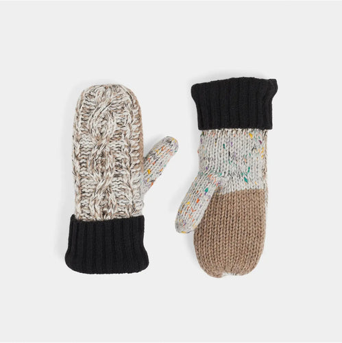 Beige Carnival Mitten