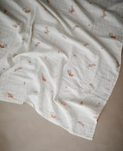 Load image into Gallery viewer, Organic Cotton Muslin Swaddle