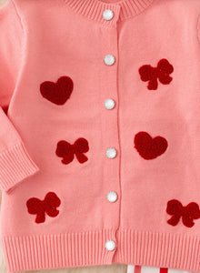 Bow & Heart Cardigan