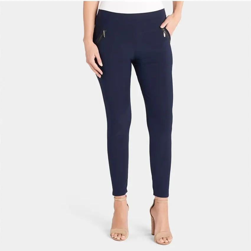 Navy Zip Pocket Legging