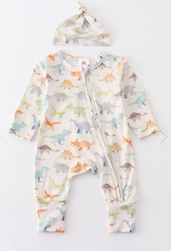 Dinosaur Bamboo Romper