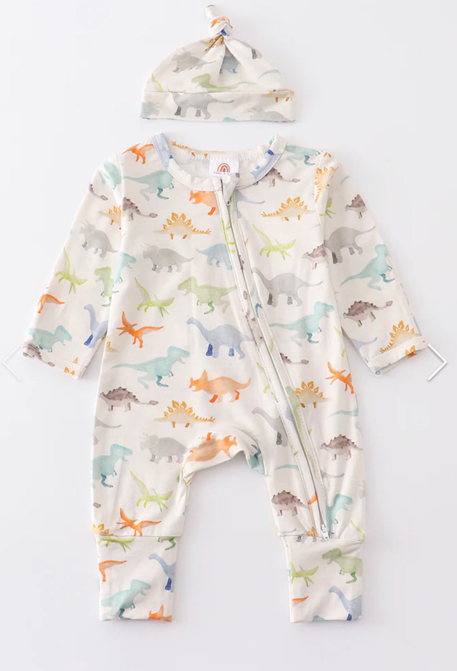 Dinosaur Bamboo Romper