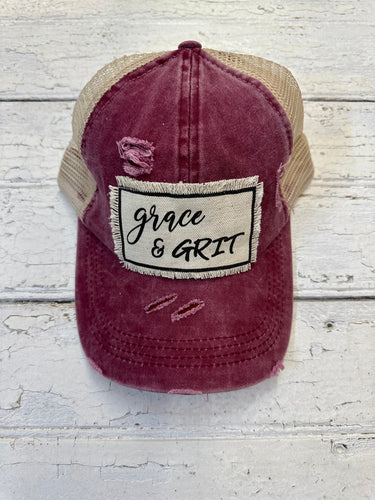 Grace & Grit Ponytail Trucker