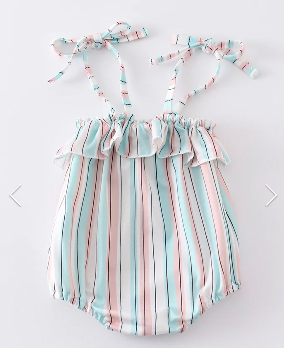 Pastel Stripe Romper