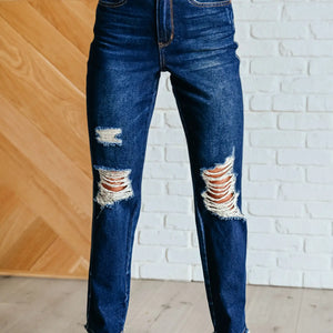 Judy Blue High Rise Distressed Jeans