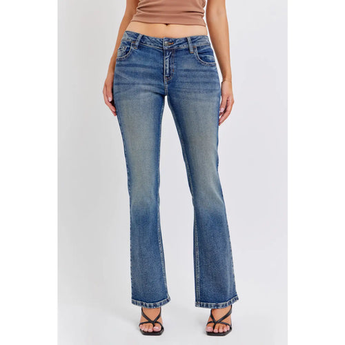 Cello Mid Rise Bootcut Jeans