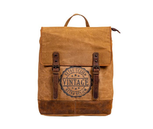 Water Stop Vintage Backpack Bag