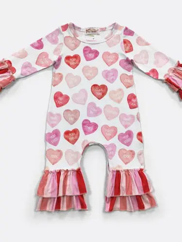 Conversation Heart Romper