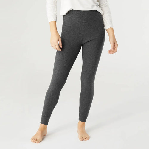 Charcoal Weekend Brushed Ribbed Legging