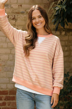 Load image into Gallery viewer, Peach Stripe Pullover