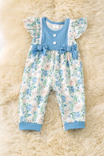 Load image into Gallery viewer, Blue Bunny Baby Romper