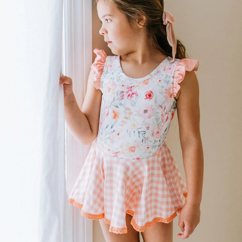 Sweet as Peach Leotard