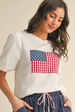 Load image into Gallery viewer, American Flag Patch Knit Top