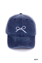 Load image into Gallery viewer, Coquette Bow Embroidered Hat