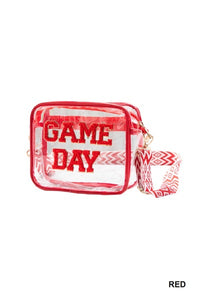 Game Day Transparent Crossbody