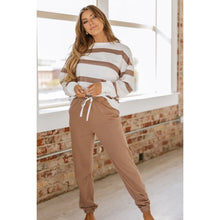 Load image into Gallery viewer, French Beige Striped Pullover