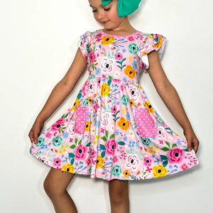 Vivid Blossoms Dress