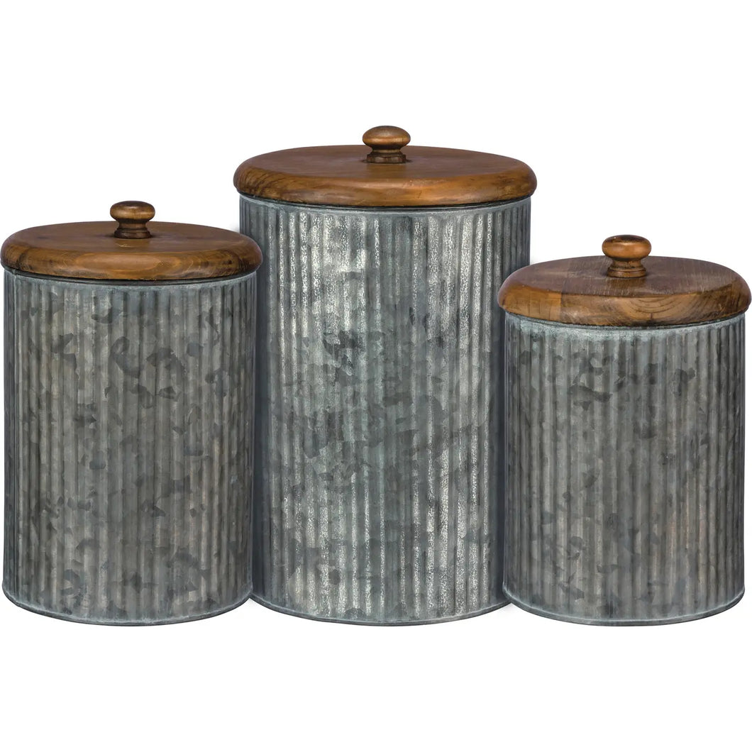 Galvanized Canister